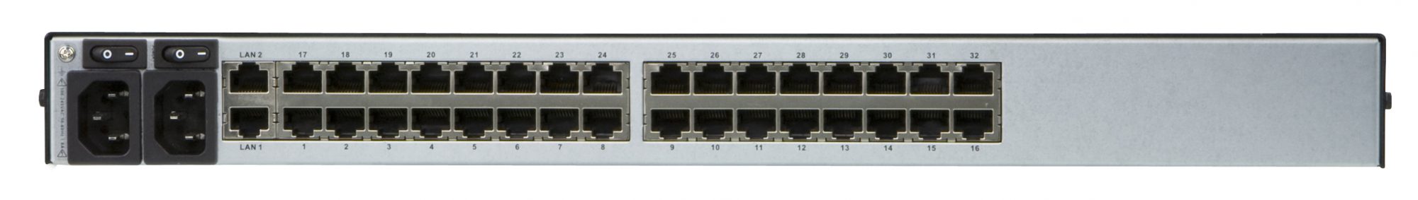 32ポートシリアルコンソールサーバー（デュアル電源/LAN対応モデル